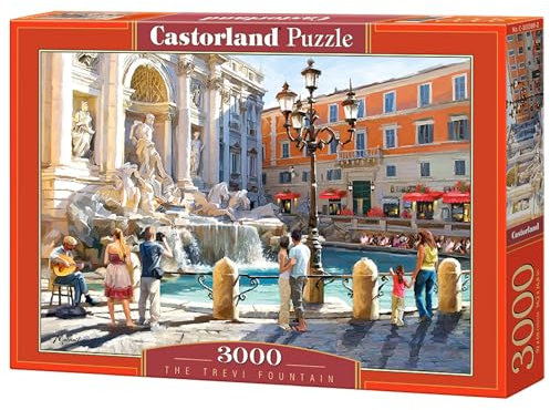 Castorland C-300389-2 The Trevi Fountain Puzzle, bunt
