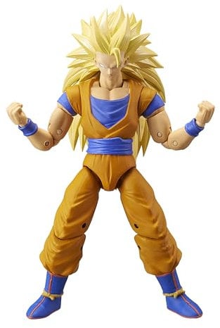 BANDAI - Dragon Ball Super - Dragon Stars Actionfigur 17 cm - Super Saiyan 3 Goku - Offizielle Dragon Ball Lizenz - Gelenkige Super Saiyan 3 Goku Figur - Spielzeug für Kinder ab 4 Jahren - 36184J
