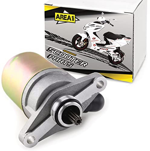 Area1 Ersatz Anlasser Starter Motor 50ccm 4-Takt. Kompatibel mit GY6 139QMB/QMA Sym Explorer Beeline Benero IVA JMStar