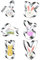 MASOP 6 Stück Hasenform Plätzchen Ausstecher Osterhasen Keks Ausstechform Oster Set Hasen Keksausstecher Hase Ostern Geschenk Kinder Backform