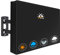 Zettum TV Abdeckung für 55-58 Zoll TV, Fernseher Bildschirmschutz Abdeckung Außenbereich 600D Oxford PU Beschichtung Heavy Duty & Wasserdicht Displayschutz für Fernseher (Schwarz)