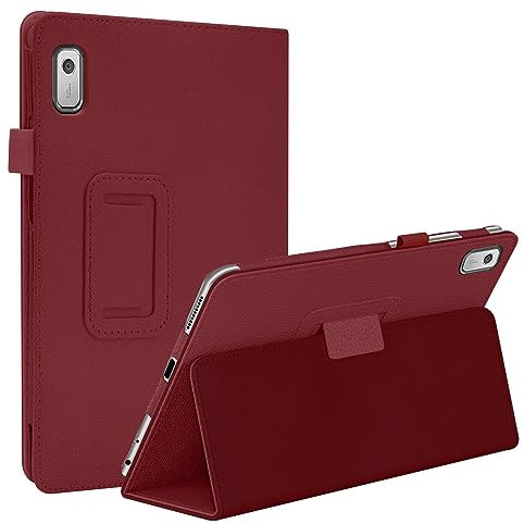Heremore Case for Lenovo Tab M9, PU Leather Slim Folding Stand Cover for Lenovo M9 9 inch TB-360FU Tablet