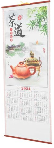 EXCEART Hängender Kalender Landschaftsdesign Wandkalender Für Büro Monatlicher Planer Für Zuhause Und Büro Robustes Material Zur Langfristigen Nutzung