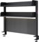 Clamp On Desk Organizer Shelf, Desk Extender Pegboard Workstation,Computer Desk Accessories for Office, Privacy Panel for Gaming Desk,Clamp-on 23.6/31.5/39.3in Desktop Shelving System, Black (Size :