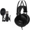 RØDE NT1 5th Gen Black Microfono a condensatore da studio a diaframma largo di quinta generazione & AKG K52 Closed Back Cuffie, Nero