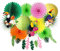 SUNBEAUTY Hawaii Party Deko Sommer Party Dekorationen Gartenparty Geburtstagsdeko Tropische Vogel Grün Blatt Girlande Papier Laternen für Tropische Sommer Beach Party Deko