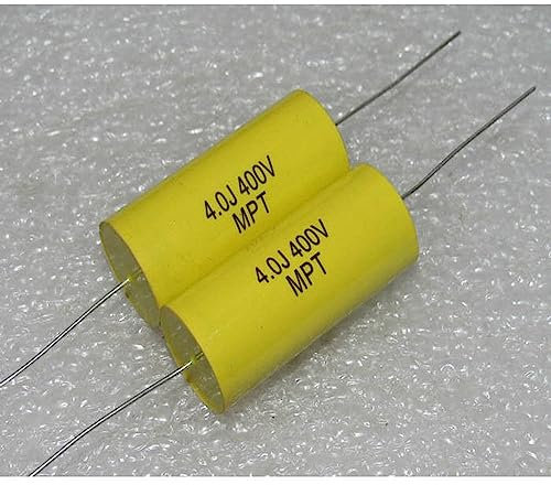 MPT 400 V 4,0 UF 405J 400 VDC Axialer Ultraschall-Frequenzteilungs-Folienkondensator 10 Stück