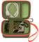 Carry Case Compatible with JBL Go 4 - Portable Bluetooth Speaker Box Pro Sound, Also for Go 3/Go3 Eco/Go2 Waterproof Mini Wireless Speaker - Case Only (Green)