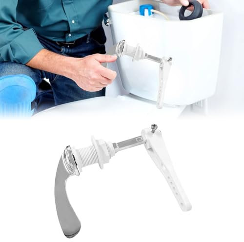 Toilet Flush Handle,Toilet Cistern Lever Flush Handle,Alloy Toilet Cistern Lever Flush Handle,Universal Toilet Handles Flush Lever,Toilet Handle Replacement Flush Lever Kit