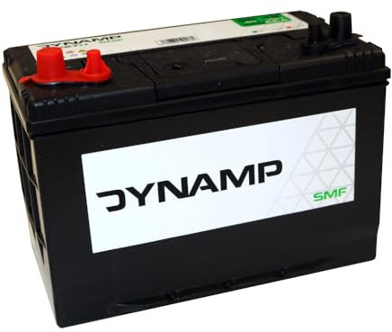 Dynamp Batterie de loisirs au plomb 12 V 6 cellules DM27H pour camping-car, caravane, bateau