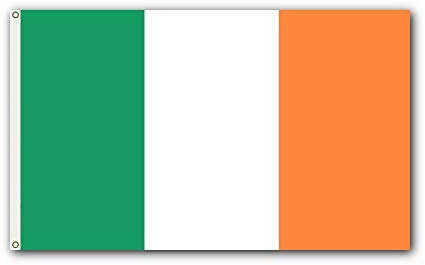 Outdoor Flag - Large 3' x 5', Weather-Resistant Polyester Ireland