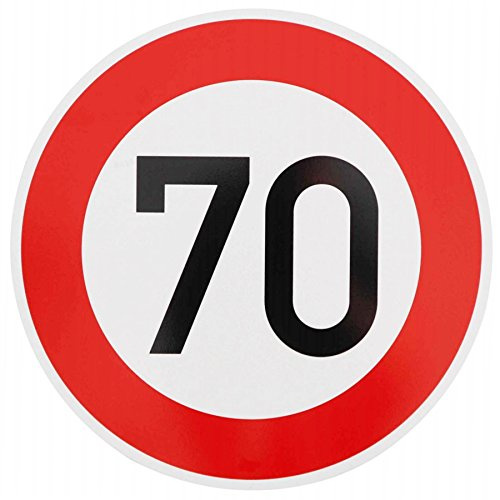Original Verkehrszeichen 70 KM/H Schild Nr. 274-70 StVO DN 600 mm Geburtstagsgeschenk RAL Straßenschild Schilder Verkehrsschilder Straßenschilder