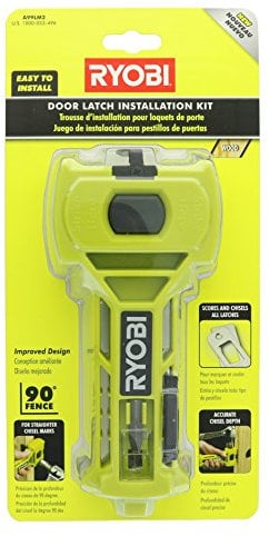 Ryobi A99LM2 Door Latch Installation Kit for Accurate Chiseling and Scoring