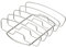 Char-Broil 140 569 - Körbe Kotelett-Rippchenhalter, Silber.