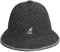 Kangol Herren Mütze gestreift - grau - SMALL