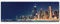 Paul Sinus Art Leinwandbilder | Bilder Leinwand 120x40cm Skyline Chicago