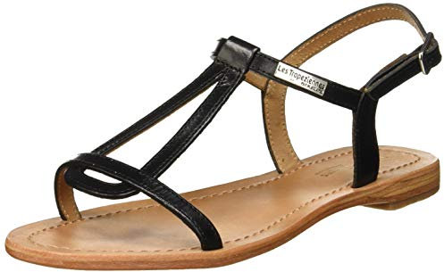Les Tropéziennes par M. Belarbi Femme HAMESS Sandales Bride Arriere, Noir (Noir 546), 37 EU