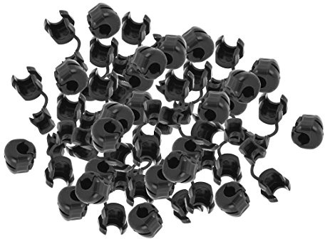 Aexit 50Pcs HDB-6P-4 Round Cable Wire Strain Relief Bush Grommet 15mm Length (632c88d93234bdd68742c5d8412c308b)