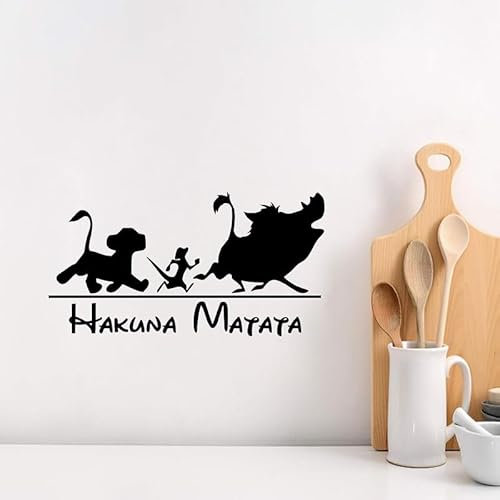 Wandaufkleber/Wandaufkleber, Motiv:, Hakuna Matata V022, 30 x 20 cm