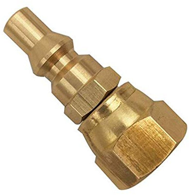 METER STAR Grille de barbecue au gaz propane, appareil de chauffage 6,35 mm, clé rapide pour brancher votre camping-car basse pression à connexion rapide