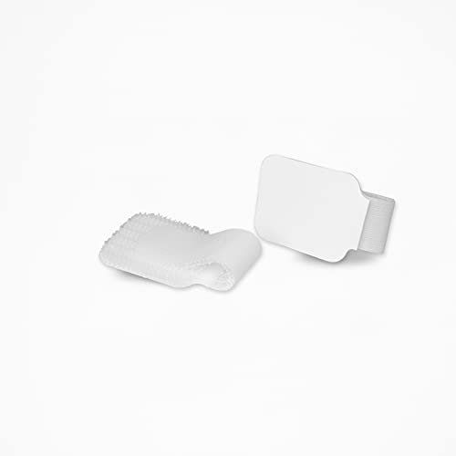Hicab 10x Klett-Kabelhalter selbstklebend, weiss. Flexible Kabelbefestigung z.B. für Wand, Fußleiste und Schreibtisch.