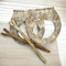 Vorhang-Raffhalter aus Holz, Eulenform, Vintage, rustikal, Vorhanghalter, traditioneller Fenster-dekorativer Halter (Eule)
