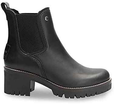 Panama Jack Damen Pia Igloo Trav Chelsea Boot, Negro, 39 EU