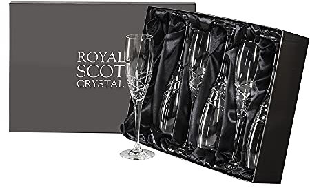 Royal Scot Crystal Skye - 6 Champagne Flutes 250mm (Presentation Boxed) (New Taller Shape)