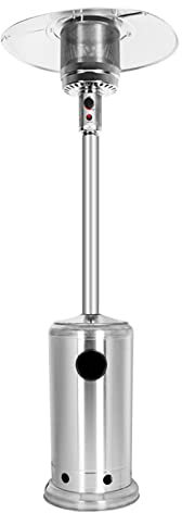 SANJIANG Propan Heizung Flüssiggas Gasheizofen Mit Stufenlose Temperaturregelung Und Sauerstoffmangelsicherung,Stainlesssteel