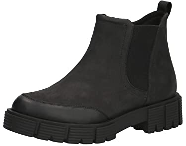 CAPRICE Damen 9-9-25452-29 Stiefelette, Black Nubuc, 38 EU