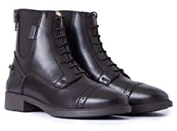 HORZE Damen Reitstiefelette Kilkenny, Jodhpur Stiefel mit Reißverschluss, Braun, 38