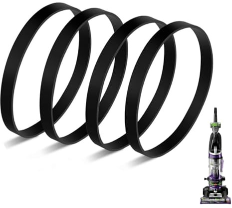 JEDELEOS 4 Replacement Belts for Bissell 2252 2253 2254 22543 2255 2256 2258 2259 2260 2316 1309 1790 1792 1793 1413 2739 Powerlifter and CleanView Swivel Rewind Pet Vacuum Cleaner