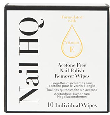 Nail HQ Acetone Free Nail Polish Remover Wipes