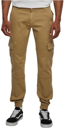 Urban Classics Herren Washed Cargo Twill Jogging Pants Sand, 33