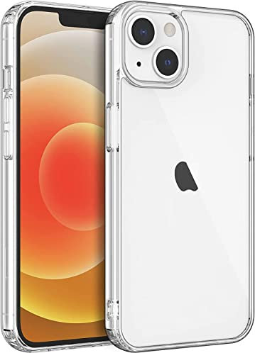 SOULLEY Coque iPhone 13 en Silicone Transparente 6.1 Pouces - Protection Anti-Chocs et Anti-Rayures en Gel TPU Mince et élégante
