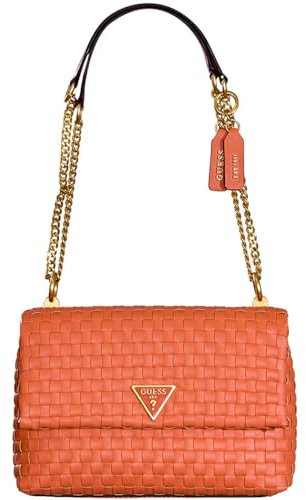 GUESS Noelle Xbody Flap Organizer Papaya