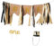 Toyvian Modische Geburtstagsparty Banner Set Stuhl Bunting Crown Cake Topper Dekorative Flagge Baby Shower Dekorationen