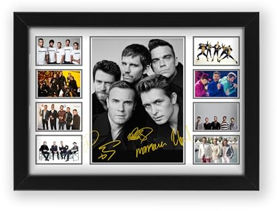 AllStarMedia Poster mit Autogramm Take That Musical, limitierte Auflage, limitierte Auflage, signierte Wandkunst, ungerahmt, A3 (30 x 40 cm)