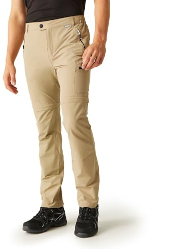 Regatta Highton Zip Off Wanderhose für Herren mit ISOFLEX-Stretchmaterial, perfekt zum Wandern, Spazierengehen und für Outdoor-Aktivitäten