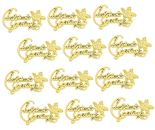 Garneck Stilvolles Weihnachtsbaum-Ornament 30 Stück Englische Weihnachtsanhänger Filzbeschreibung Für Dekoratives Zubehör