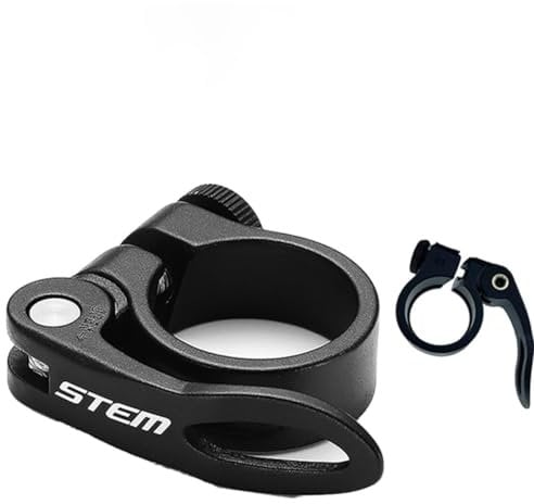 HOUSON Bicycle Saddle clamp, Seat Post clamp Aluminum Alloy seat clamp Bicycle Saddle Attachment for MTB and Road Bikes 31.8mm