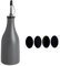 Folpus Bottiglia di Ceramica per Olio E Aceto 300 Ml - Design Moderno, Grigio