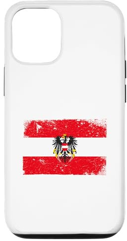 Hülle für iPhone 14 Österreich Flagge als Österreich Motiv für Österreicher