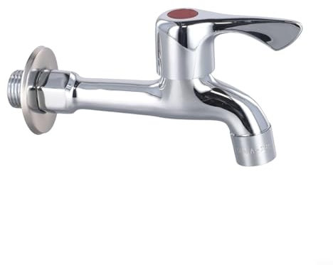 Edelstahl-Garten-Mischbatterie, glatte und glänzende Textur, Design (2#)