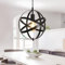 DELIPOP Industrial Pendelleuchte Hängelampe Metall Industrielle Hängeleuchte Vintage Retro Schwarz Esstischlampe Pendellampe für Schlafzimmer Wohnzimmer Esszimmer Küche Flur Restaurant