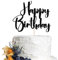 Dcokska Happy Birthday Cake Topper，Men/Women Birthday,Anniversary Party Decorations/Dinner Party Cake Topper Decorations (HB)