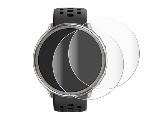 BROTECT 2 Stück Full-Cover Schutzfolie für Amazfit Active 2 Full-Screen Displayschutz-Folie [3D Curved, Anti-Fingerprint, Kristall-Klar]