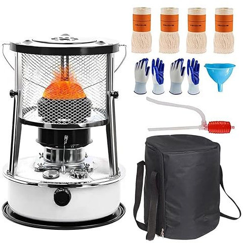 Generisch Petroleumofen Heizung 4,5 l Outdoor Petroleumheizungen Tragbarer Camping Petroleumofen/Weiß