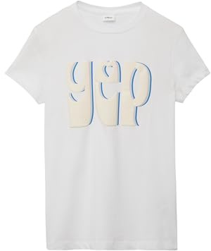 s.Oliver Mädchen Frontprint im Loose Fit T-Shirt
