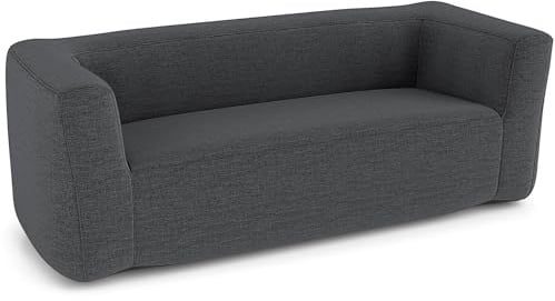 COSTWAY Aufblasbares Sofa, tragbares Luftsofa mit breite Armlehnen & Rückenlehne, Luftsessel Bodensessel mit abnehmbarem Bezug, aufblasbares Bodensofa für drinnen und draußen (Grau,184 x 79 x 67 cm)